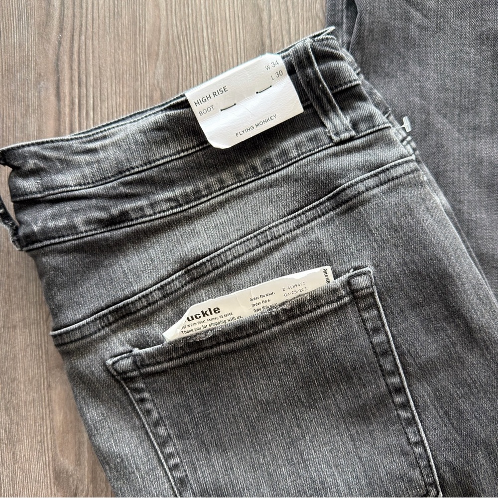 Buckle Flying Monkey High-Rise Bootcut Jeans - Picture 3 of 4